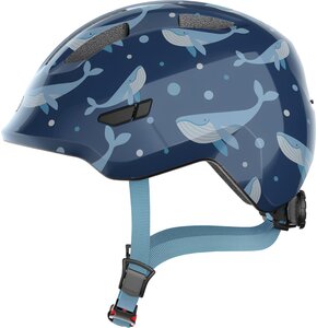 Kask rowerowy ABUS Smiley 3.0 Whale Niebieski dla Dzieci (rozmiar M)