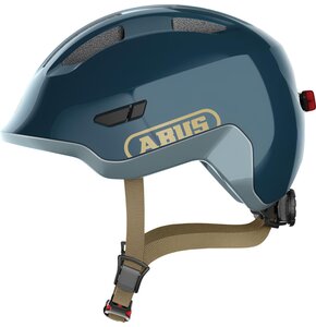 Kask rowerowy ABUS Smiley 3.0 Ace LED Royal Granatowy dla Dzieci (rozmiar M)