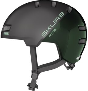 Kask ABUS Skurb ACE Zielono-czarny (rozmiar S)