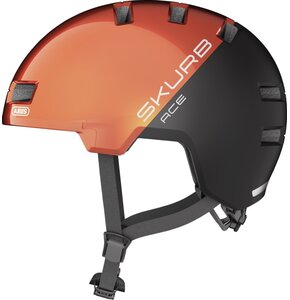 Kask ABUS Skurb ACE Pomarańczowo-czarny (rozmiar L)