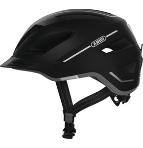 Kask rowerowy ABUS Pedelec 2.0 Velvet Czarny Miejski z lampką (rozmiar L)