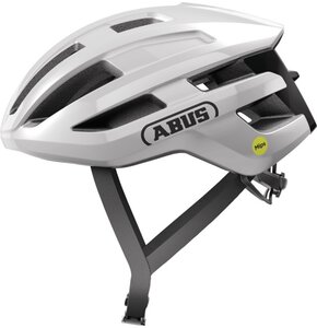 Kask rowerowy ABUS PowerDome Shiny Biały Szosowy (rozmiar M) MIPS
