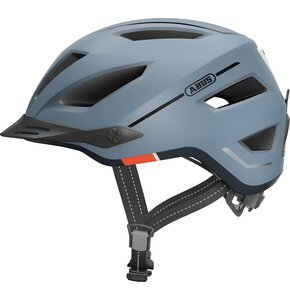 Kask rowerowy ABUS Pedelec 2.0 Glacier Niebieski Miejski z lampką (rozmiar S)
