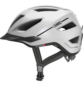 Kask rowerowy ABUS Pedelec 2.0 Pearl Biały Miejski z lampką (rozmiar M)