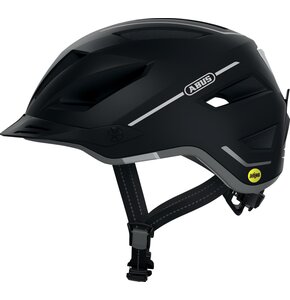 Kask rowerowy ABUS Pedelec 2.0 Czarny Miejski z lampką (rozmiar L) MIPS