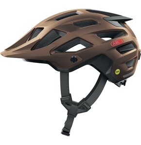 Kask rowerowy ABUS Moventor 2.0 Metallic Brązowy MTB (rozmiar L) MIPS