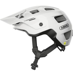 Kask rowerowy ABUS Modrop Shiny Biały (rozmiar L) MIPS