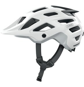 Kask rowerowy ABUS Moventor 2.0 Shiny Biały MTB (rozmiar L) MIPS