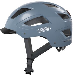Kask rowerowy ABUS Hyban 2.0 Glacier Niebieski Miejski z lampką (rozmiar M)