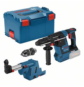 Młot udarowo-obrotowy BOSCH Professional GBH 18V-26F 061191000G + System odsysania GDE 18V-16 LB 1 600 A00 51M