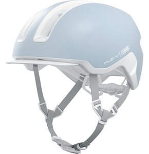 Kask rowerowy ABUS Hud-y Pure Niebiesko-biały Miejski (rozmiar L)