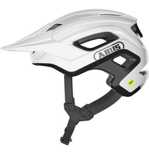 Kask rowerowy ABUS Cliffhanger Shiny Biały MTB (rozmiar S) MIPS
