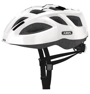 Kask rowerowy ABUS Sport LED Biały z lampką (rozmiar M)