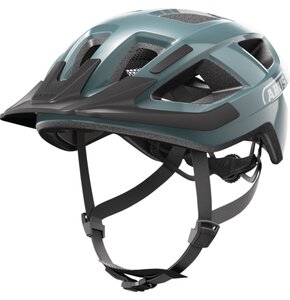 Kask rowerowy ABUS Aduro 3.0 LED Glacier Niebieski Miejski (rozmiar S)