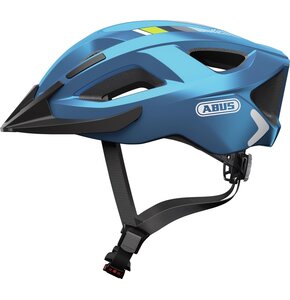 Kask rowerowy ABUS Aduro 2.0 Stalowo-niebieski Szosowy z lampką (rozmiar M)