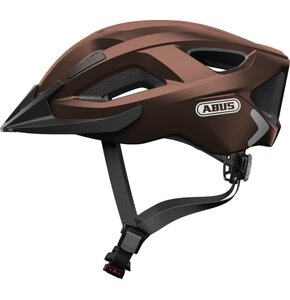 Kask rowerowy ABUS Aduro 2.0 Metallic Brązowy Szosowy z lampką (rozmiar L)