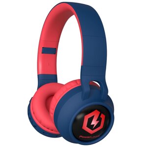 Słuchawki nauszne POWERLOCUS Buddy Kids Granatowo-czerwony
