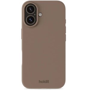 Etui HOLDIT Silicone Case do Apple iPhone 16 Plus Jasno-brązowy