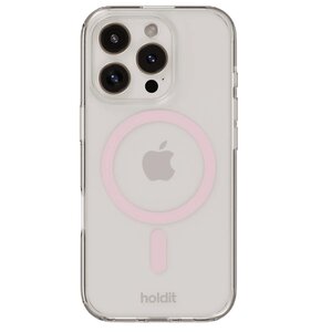 Etui HOLDIT Case MagSafe do Apple iPhone 16 Pro Max Przezroczysto-różowy