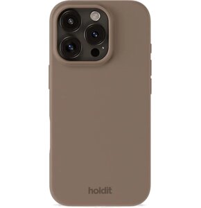 Etui HOLDIT Silicone Case do Apple iPhone 16 Pro Jasnobrązowy