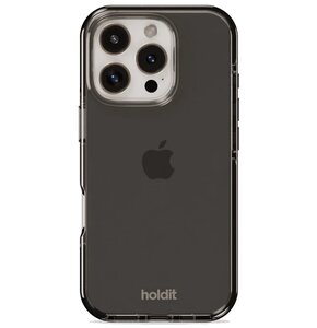 Etui HOLDIT Seethru Case do Apple iPhone 16 Pro Przezroczysto-czarny