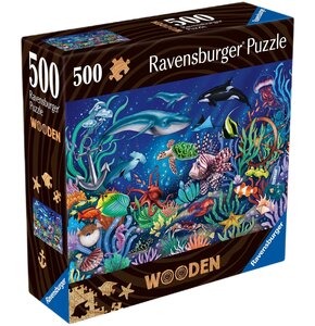 Puzzle RAVENSBURGER Wooden Podwodny Świat 17515 (500 elementów)