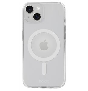 Etui HOLDIT Case MagSafe do Apple iPhone 15/14/13 Przezroczysto-biały