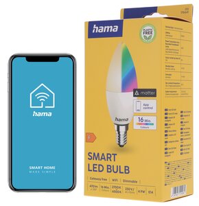 Inteligentna żarówka LED HAMA E14 4.9W Wi-Fi