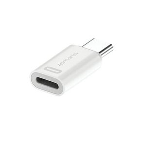 Adapter USB Typ C - Lightning 4SMARTS 540711 Biały (2 szt.)