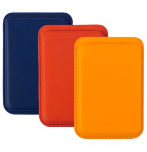 Etui portfel 4SMARTS Magnetic RFID MagCase Niebieski/Czerwony/Żółty (3 szt.)