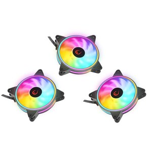 Wentylator RAMPAGE Coolwind F3 120mm ARGB (3 szt.) + Kontroler