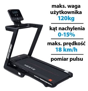 Bieżnia elektryczna HERTZ Run Master 2.0 1470W 18km/h