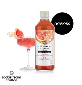 Syrop do saturatorów SODASTREAM Crafted Grejpfrut i Kwiat czarnego bzu 330 ml