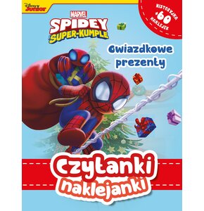 Książka z naklejkami Czytanki naklejanki Gwiazdkowe prezenty Marvel Spidey i Super-kumple (miękka okładka)