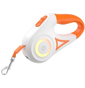 Smycz ROJECO RQYS-04 (5m - 35 kg) Pomarańczowo-biały
