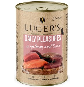 Karma dla kota LUGER'S Daily Pleasures Łosoś i tuńczyk 400 g
