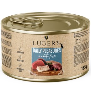 Karma dla kota LUGER'S Daily Pleasures z białą rybą 185 g