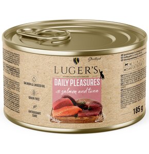 Karma dla kota LUGER'S Daily Pleasures Łosoś i tuńczyk 185 g