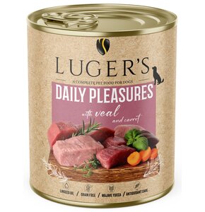 Karma dla psa LUGER'S Daily Pleasures z cielęciną i marchewką 800 g