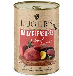 Karma dla psa LUGER'S Daily Pleasures z wołowiną i ziemniakami 400g