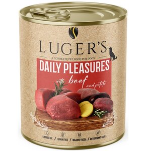 Karma dla psa LUGER'S Daily Pleasures z wołowiną i ziemniakami 800g