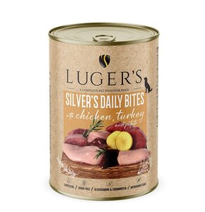 Karma dla psa LUGER'S Silver's Daily Bites z kurczakiem, indykiem i ziemniakiem 400 g