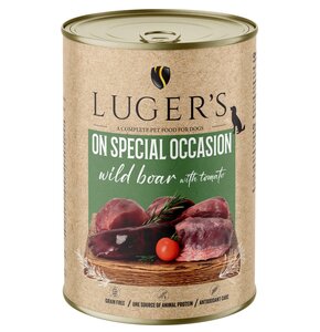 Karma dla psa LUGER'S On Special Occasion Dzik z pomidorem 400 g
