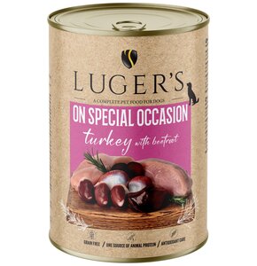 Karma dla psa LUGER'S On Special Occasion z indykiem i burakiem 400 g