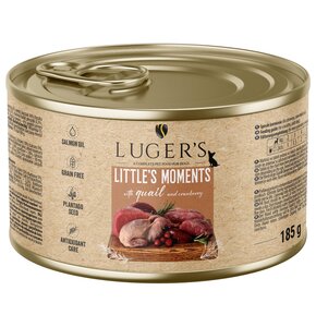 Karma dla psa LUGER'S Little's Moments Przepiórka z żurawiną 185 g