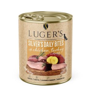 Karma dla psa LUGER'S Silver's Daily Bites z kurczakiem, indykiem i ziemniakiem 800 g