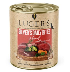 Karma dla psa suszona LUGER'S Silver's Daily Bites z wołowiną, marchewką i brokułem 800 g