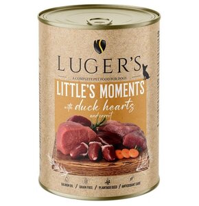 Karma dla psa LUGER’S Little's Moments Serce z kaczki i marchewką 400 g