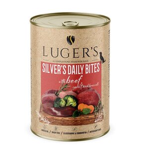 Karma dla psa LUGER'S Silver's Daily Bites z wołowiną, marchewką i brokułem 400 g