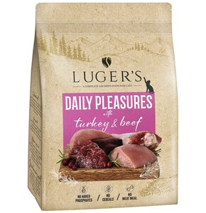 Karma dla kota LUGER'S Daily Pleasures z indykiem i wołowiną 1 kg